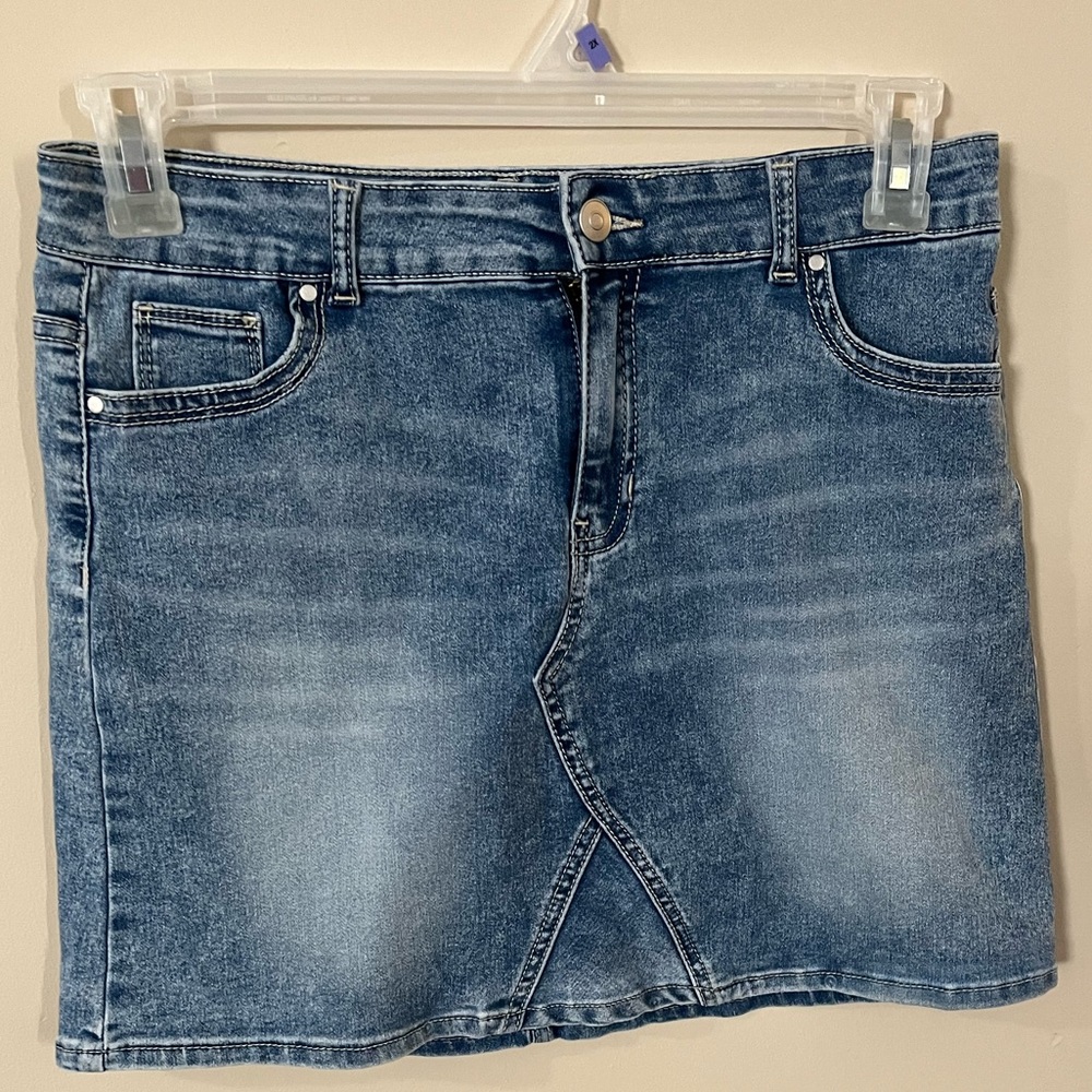 Wonder Nation Girls Denim Jean Skirt